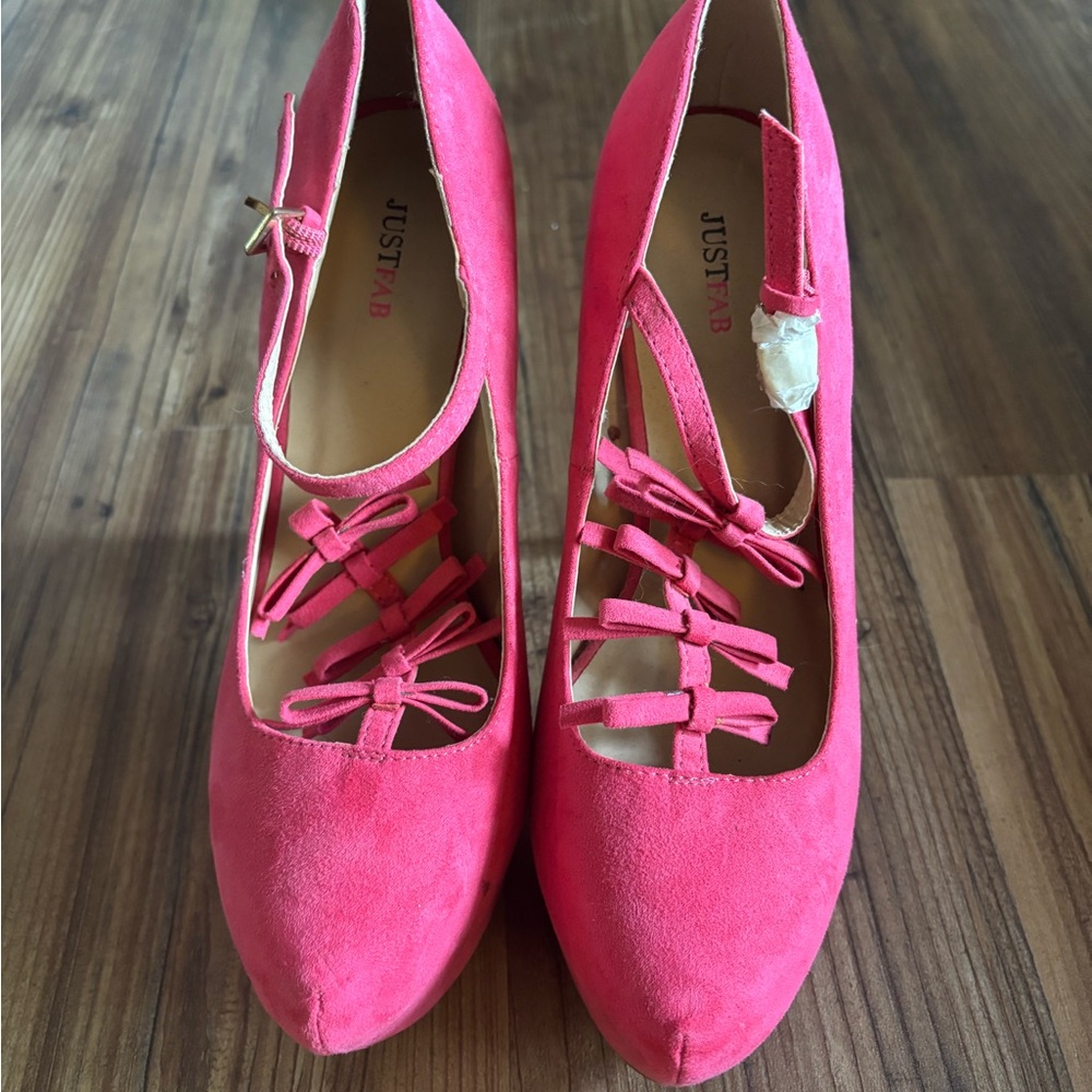 JustFab Pink Elegant Heels